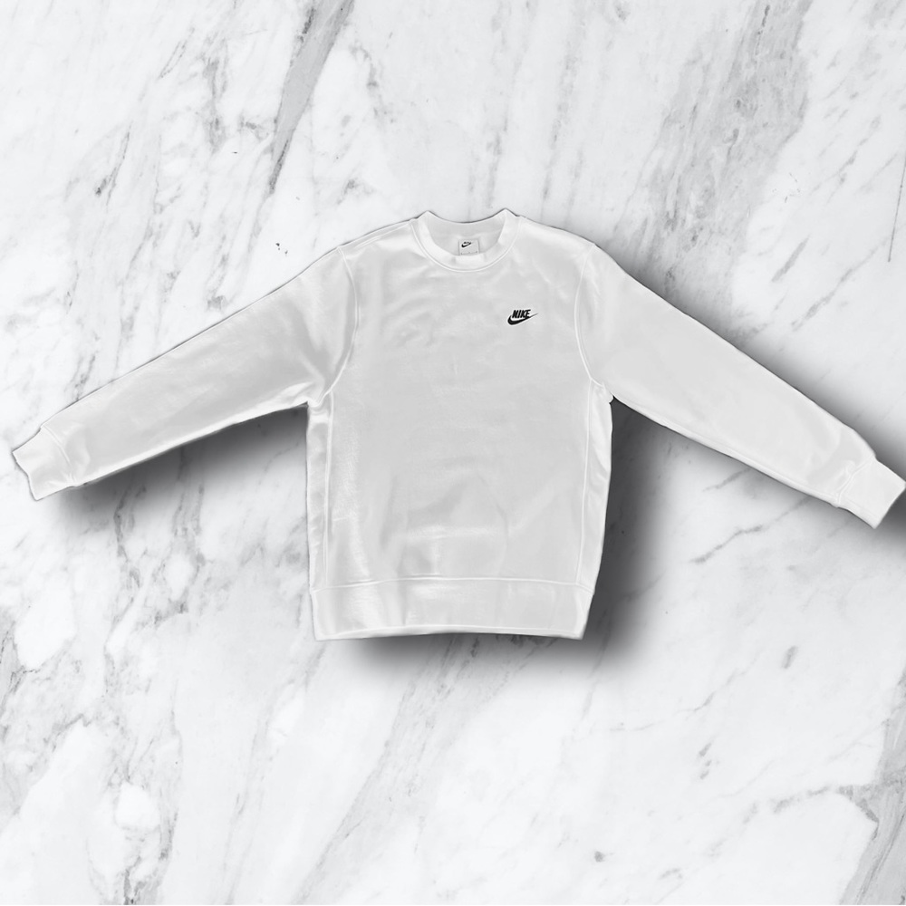 Nike Swoosh Logo Crewneck Fleece